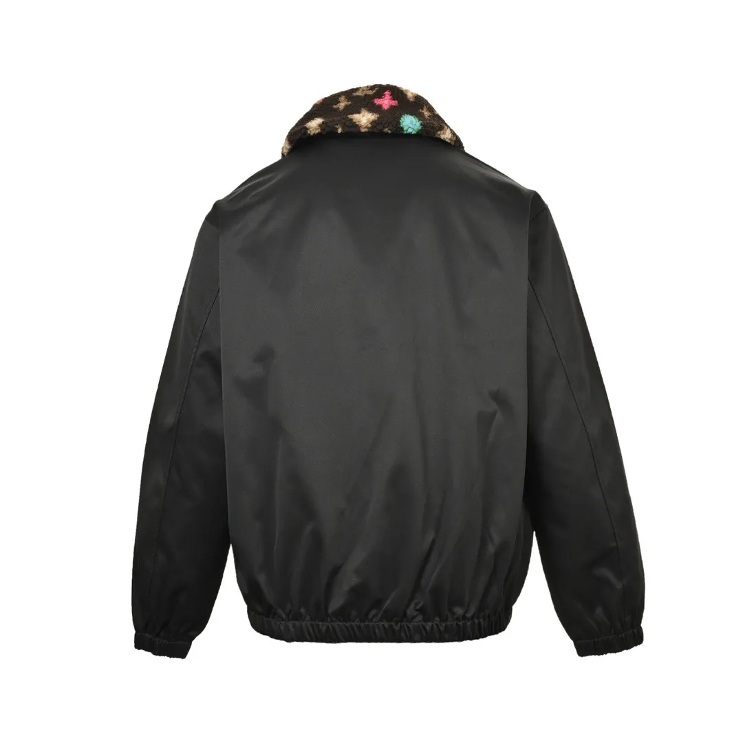 Louis Vuitton & Tyler 24Fw Floral Removable Lamb Fleece Collar Jacket Jacket